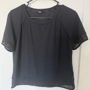 Lululemon Stripe In Stride Short Sleeve